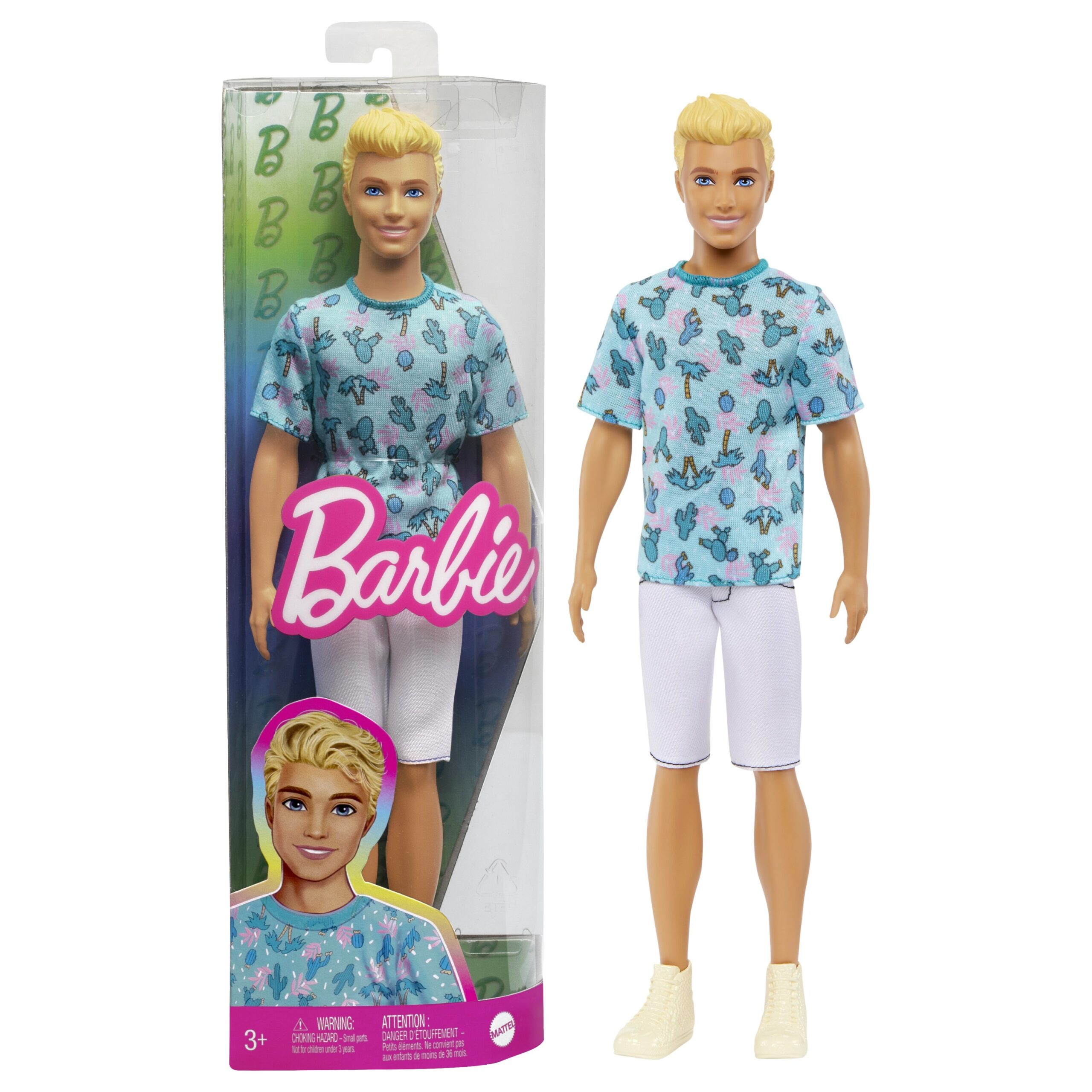 BARBIE Kenas madistas baltais šortais (HJT10)
