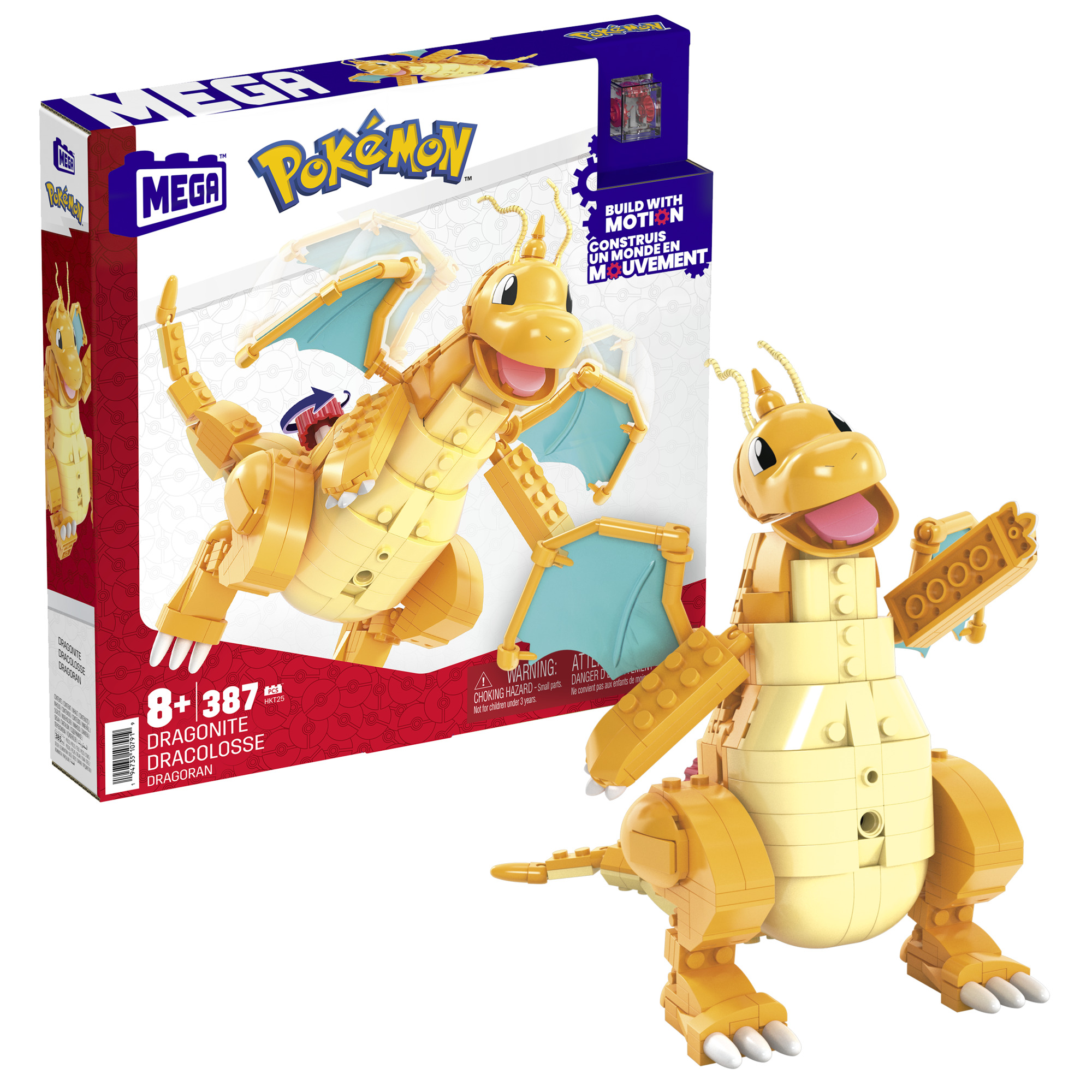 „Mega Construx Pokemon“ rinkinys „Dragonite“