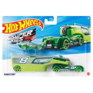 HOT WHEELS transporterio ir automodeliuko rinkinys (BDW51)