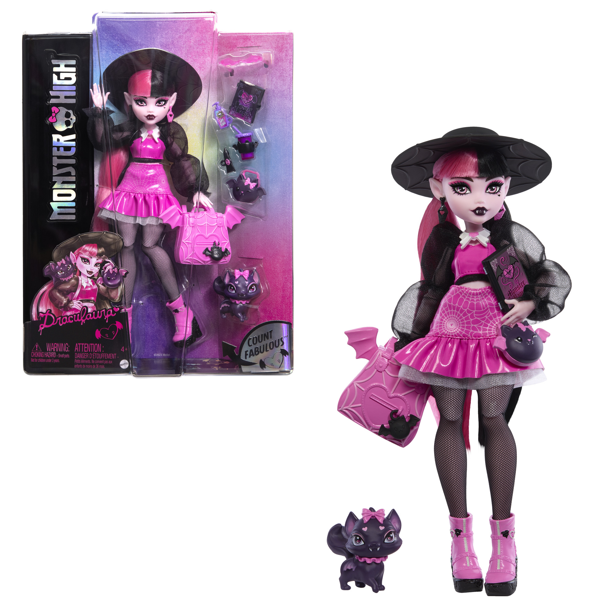 MONSTER HIGH lėlė – Drakulaura (HRP64)