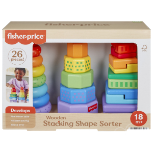 FISHER-PRICE mediniai statymo bokšteliai (HXT76)