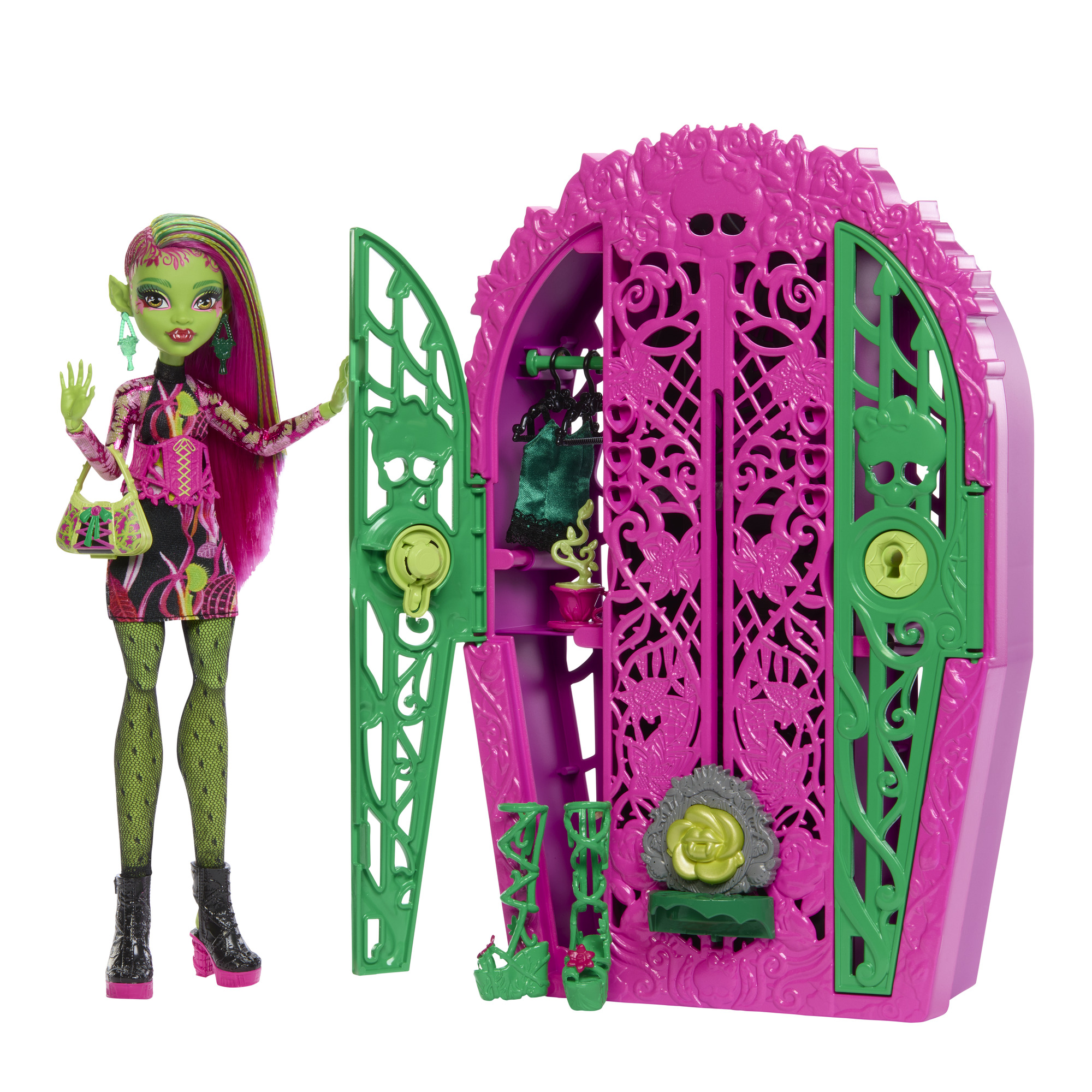 MONSTER HIGH SKULTIMATES siurprizų rinkinys – Venera, vidurnakčio sodo serija (HYT75)