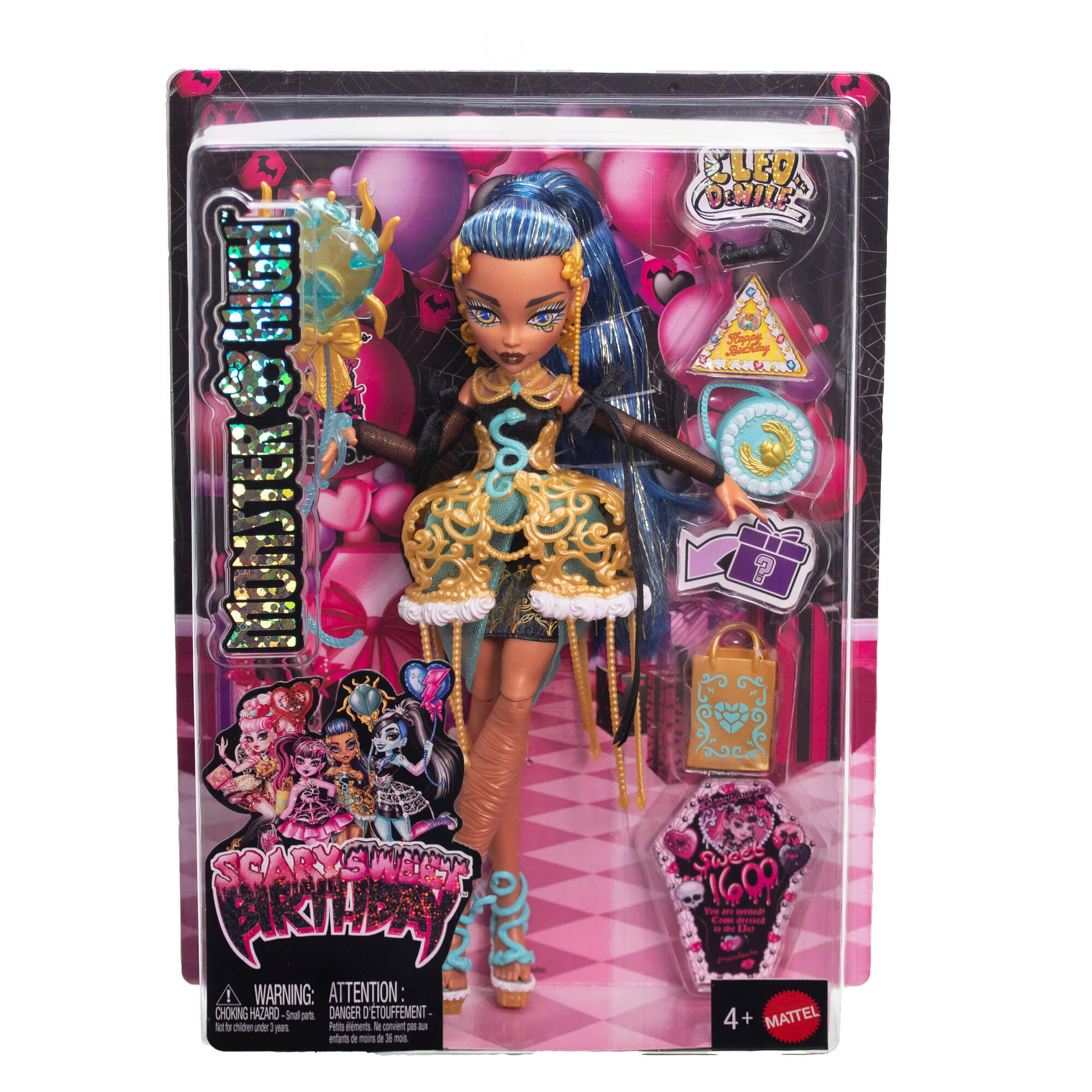 MONSTER HIGH SWEET BIRTHDAY lėlė – Kleo (JBG76)