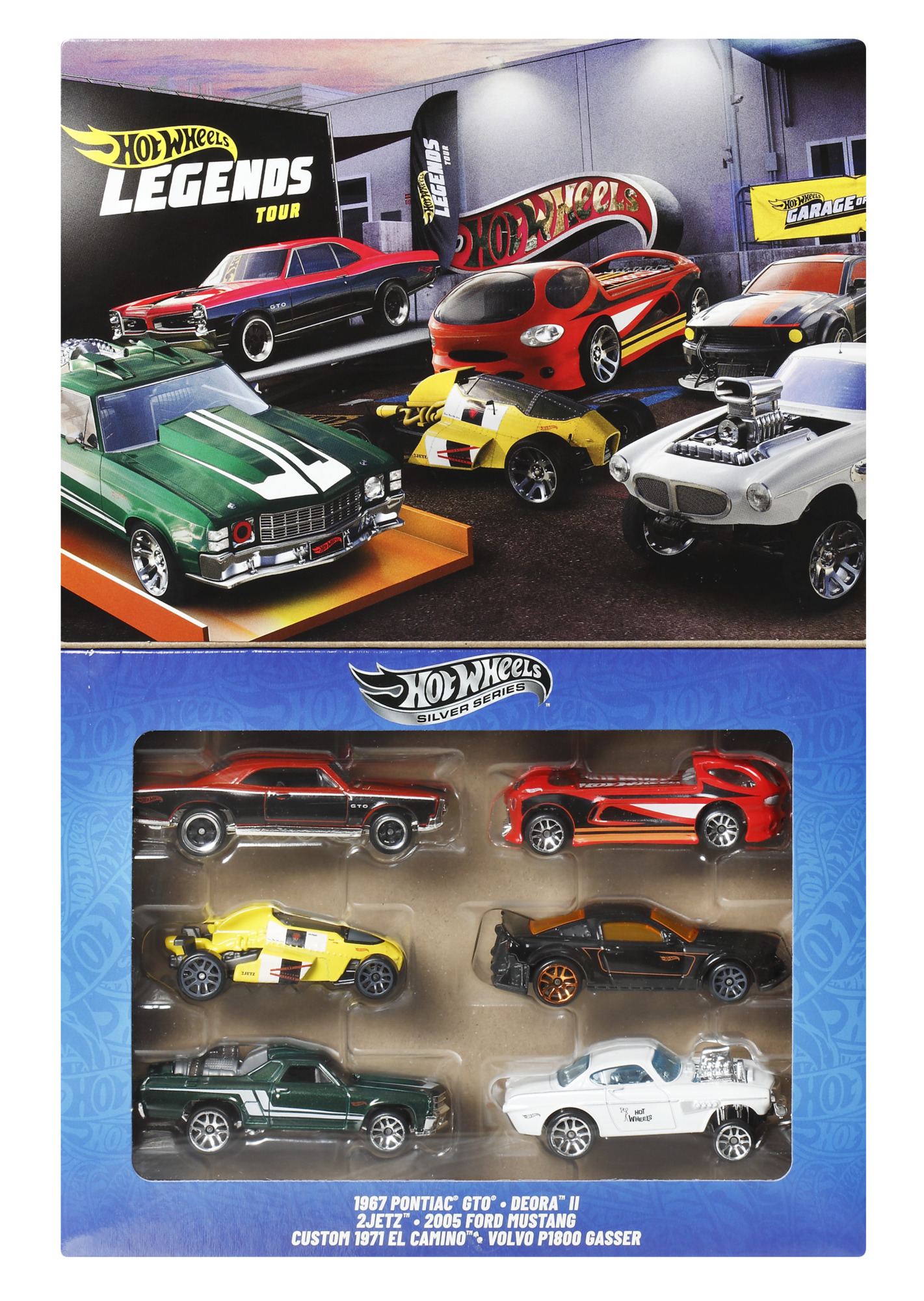 HOT WHEELS šešių legendinių automodeliukų rinkinys (JBY78)