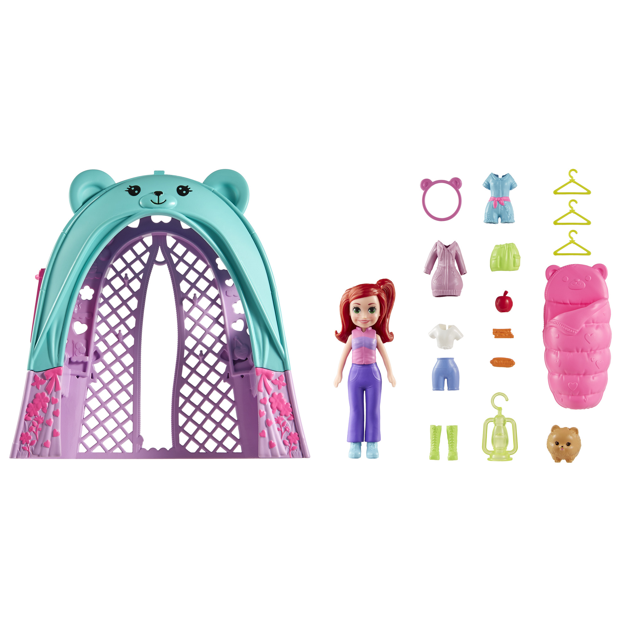 POLLY POCKET stovyklavimo rinkinys (JCC31)