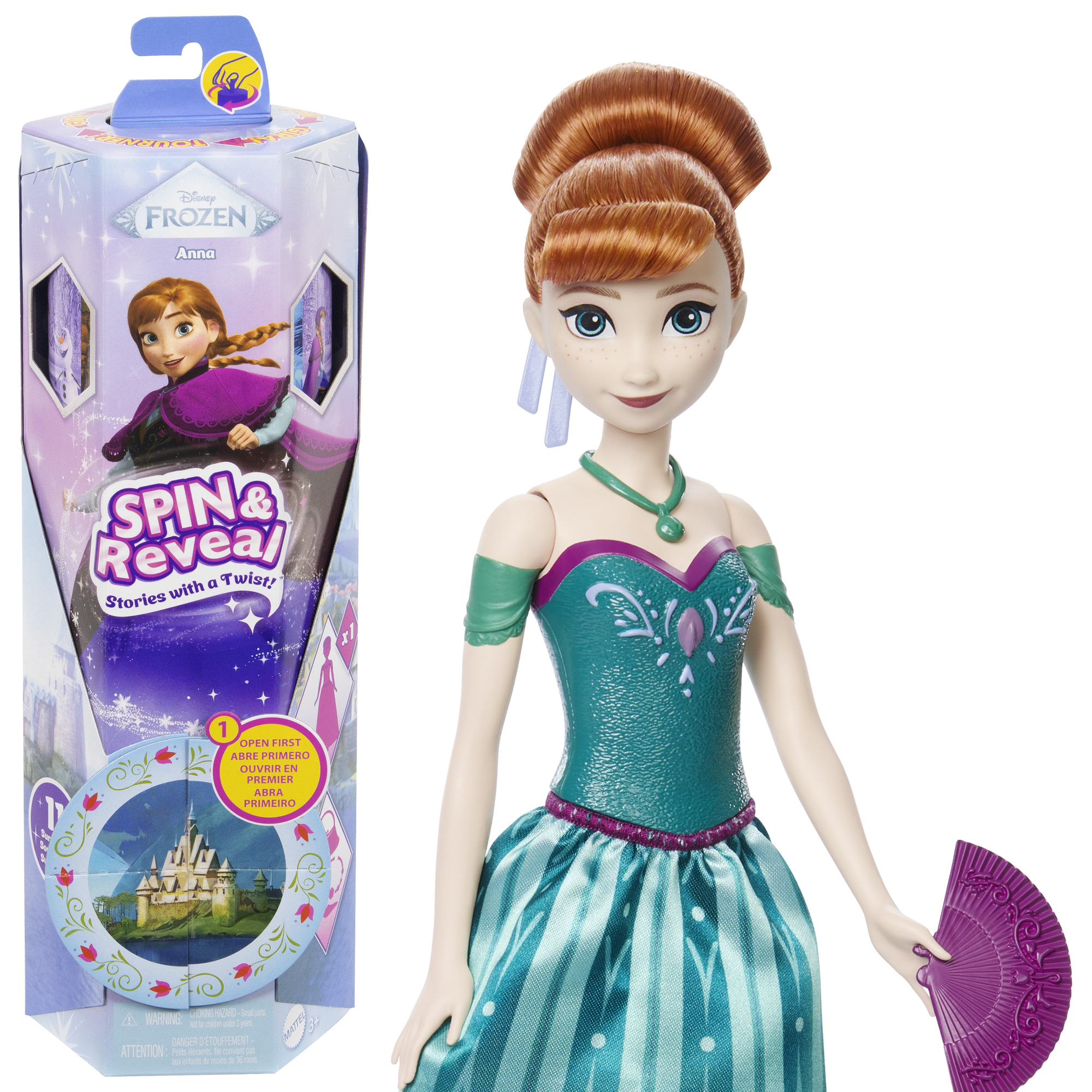 DISNEY FROZEN SPIN and REVEAL Anos siurprizų rinkinys (JBG60)