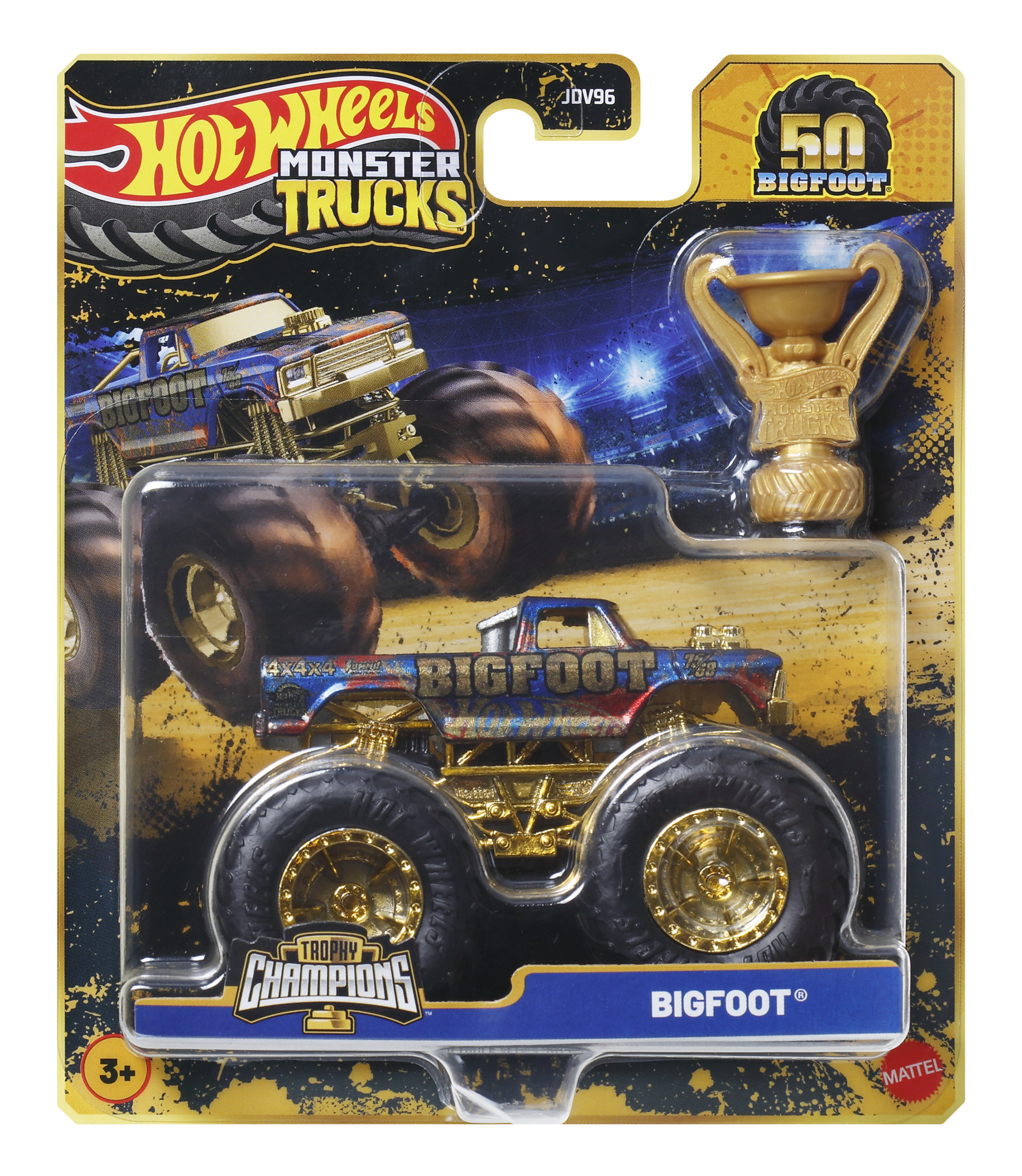 HOT WHEELS MONSTER TRUCKS džipas – Čempionų taurė (JDV96)