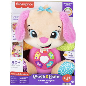 FISHER-PRICE išmaniųjų lygių mokomojo šuniuko sesutė LT (lietuviškai įgarsinta) (JFD32)