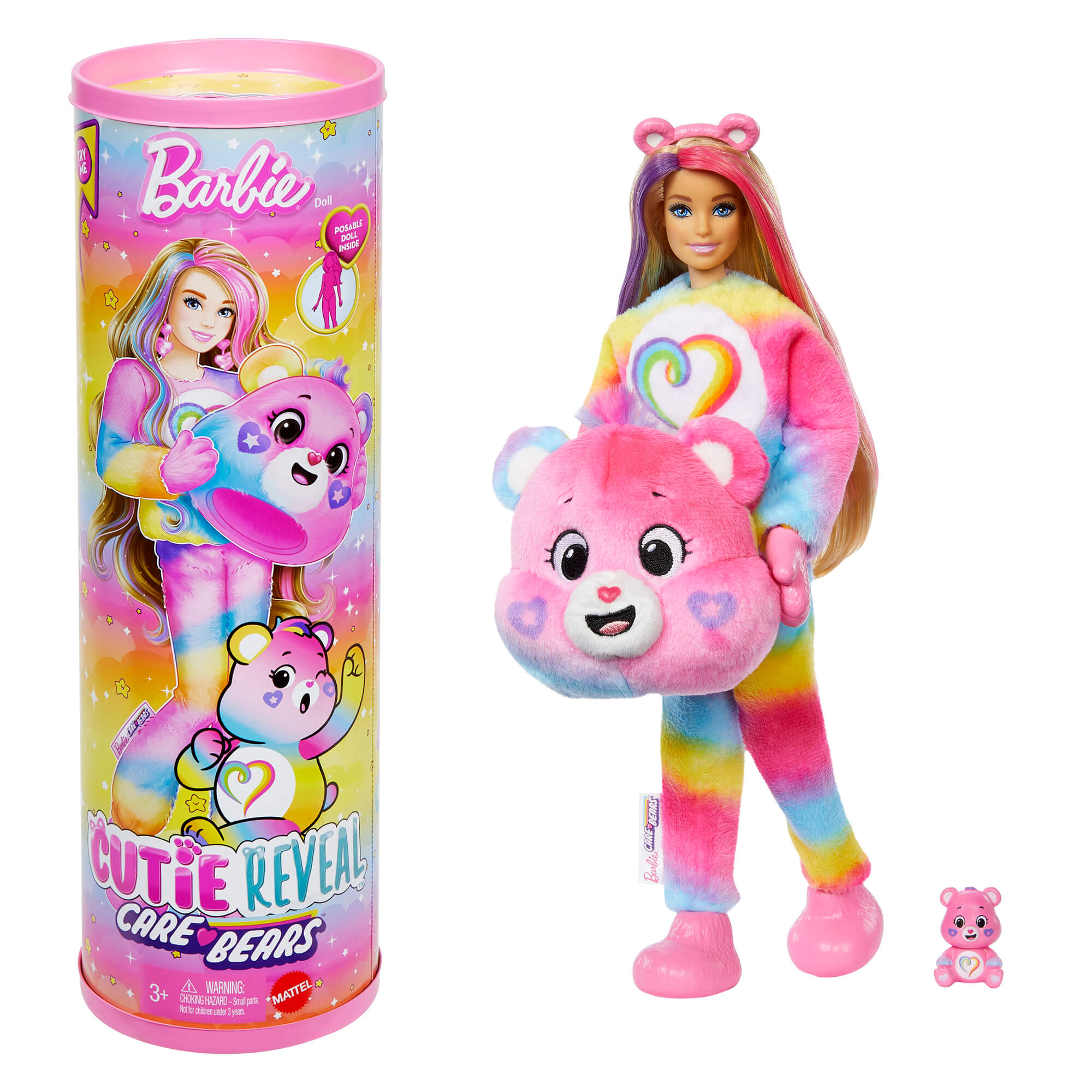 BARBIE CUTIE REVEAL CARE BEARS rinkinys – Togetherness Bear (JFV60)