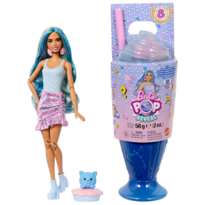 BARBIE POP REVEAL rinkinys – Blue Hair, Sweet Tears serija (JFY61)