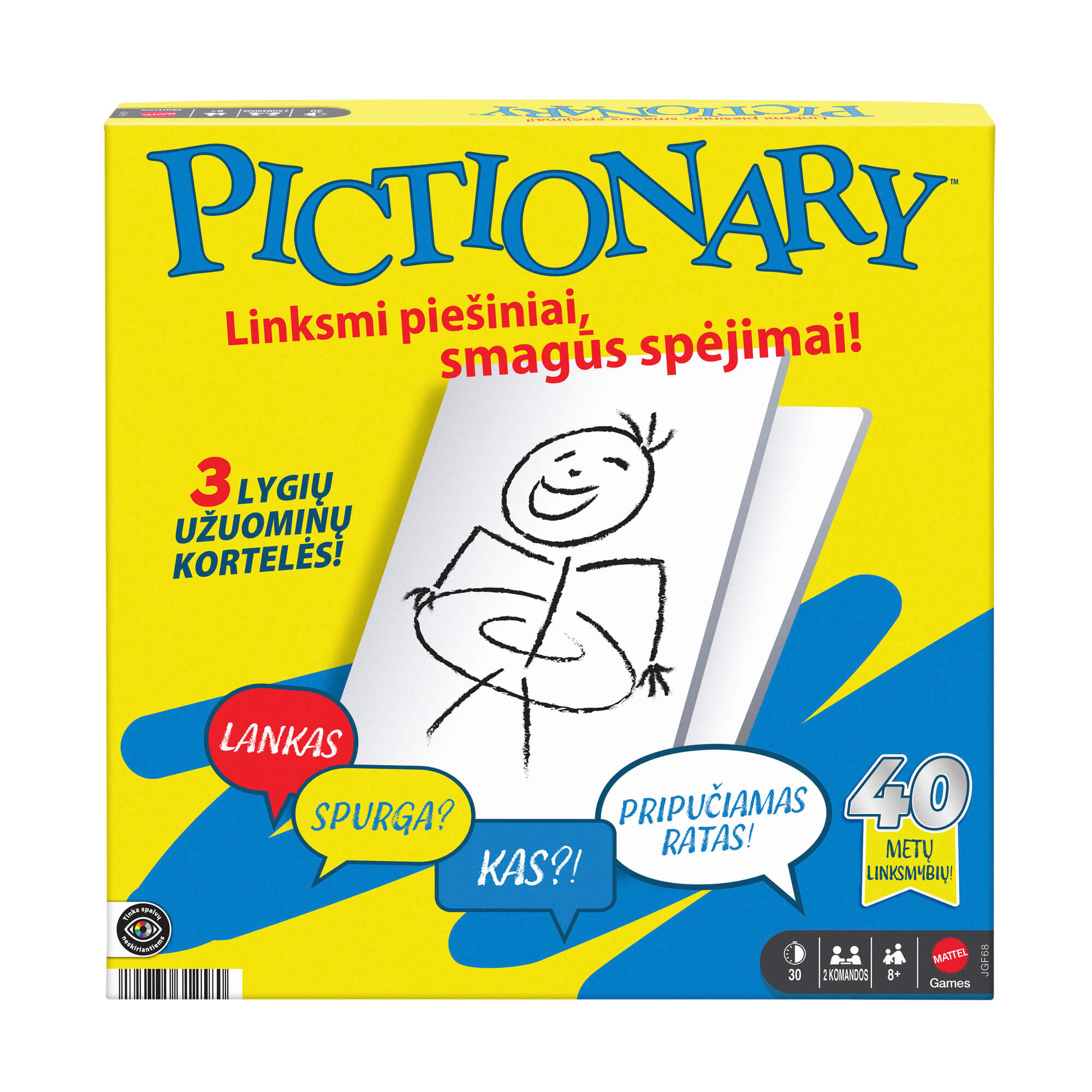 Stalo žaidimas PICTIONARY (lietuvių kalba) (JGF68)