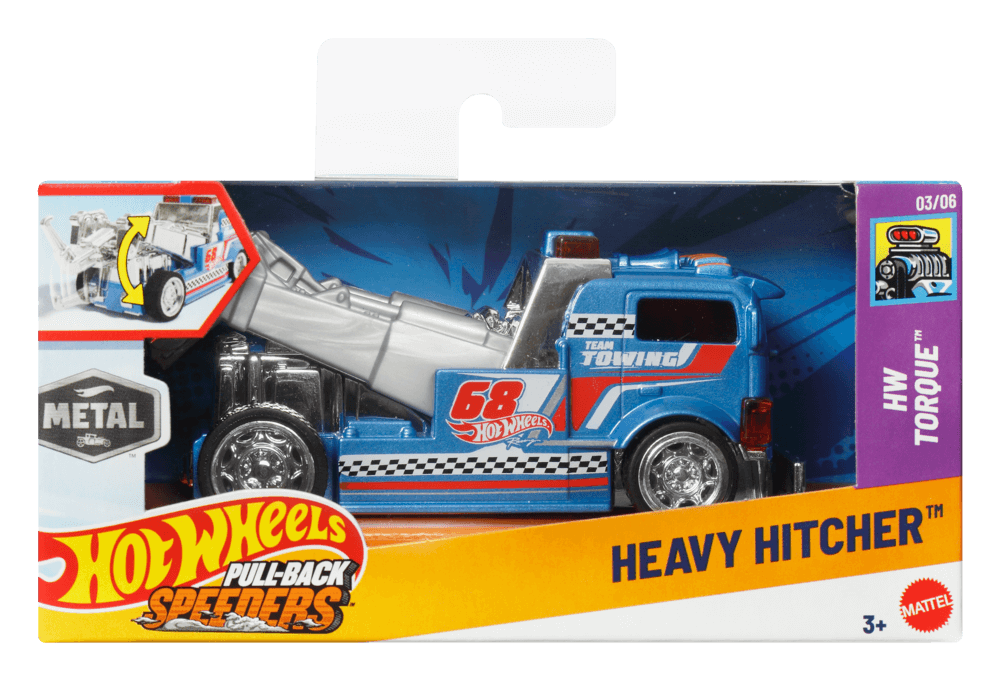 HOT WHEELS automodeliukas – Pull-Back Speeders (HPR70)