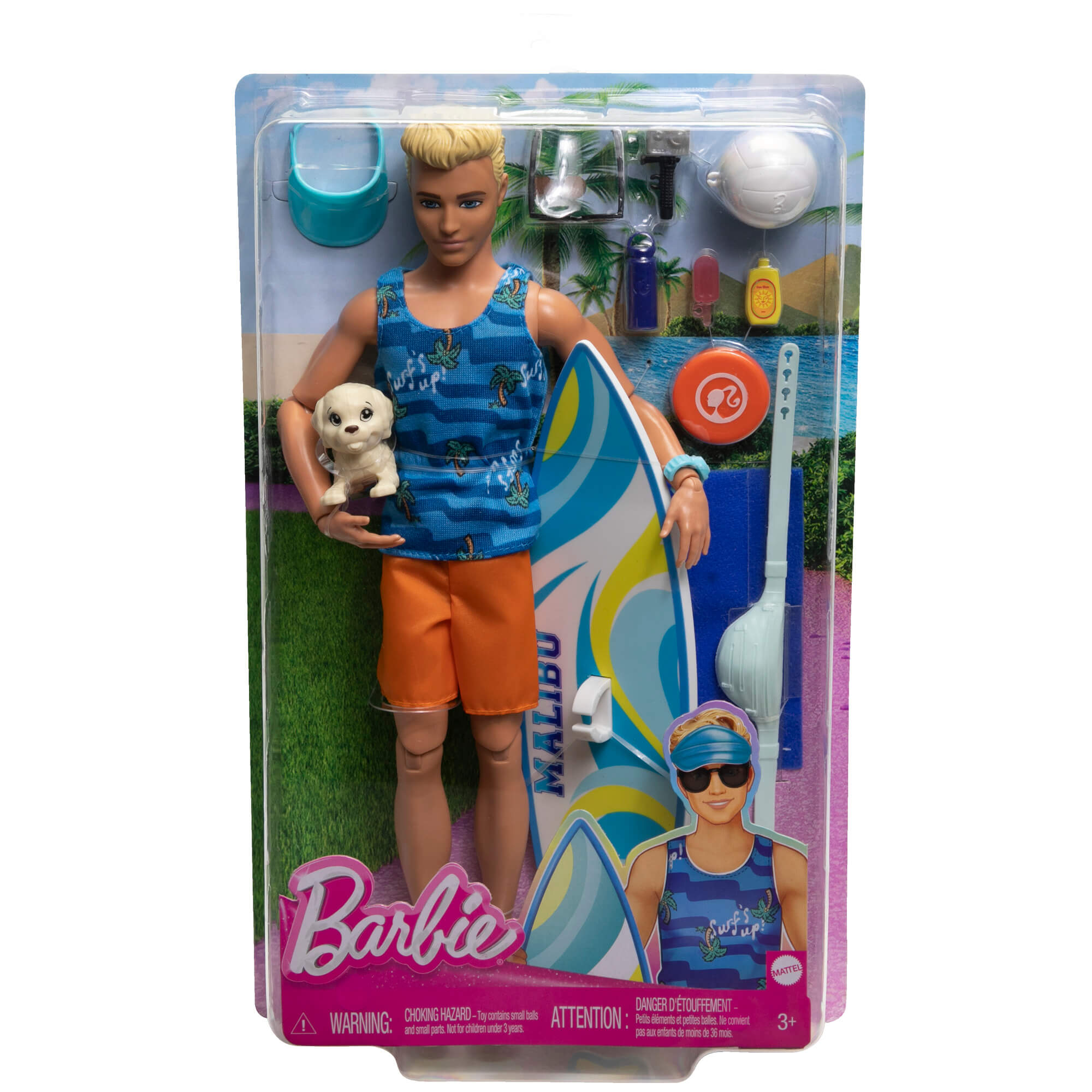 BARBIE KEN SURF DOLL lėlė (HPT50)