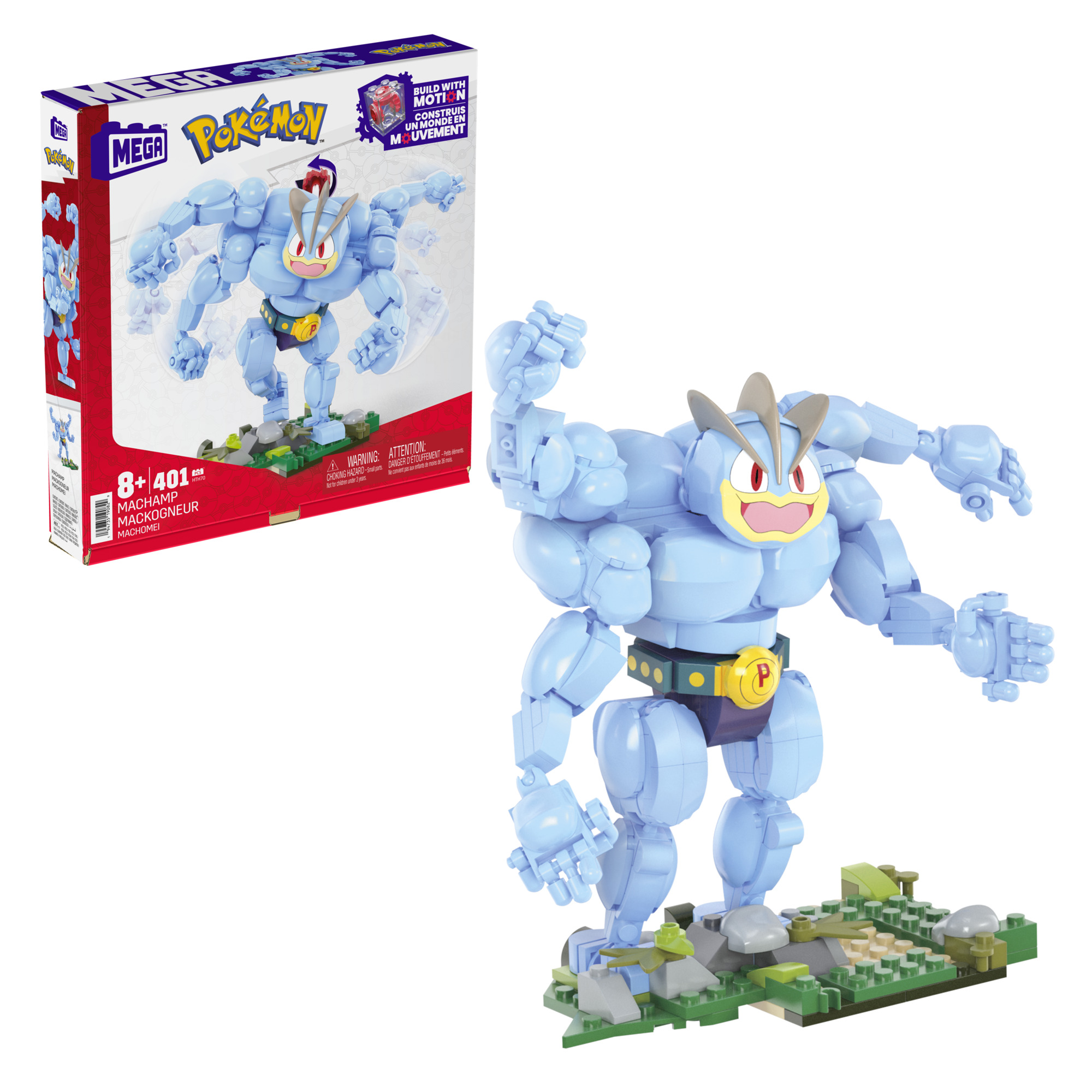 MEGA CONSTRUX POKEMON rinkinys – Machamp (HTH70)