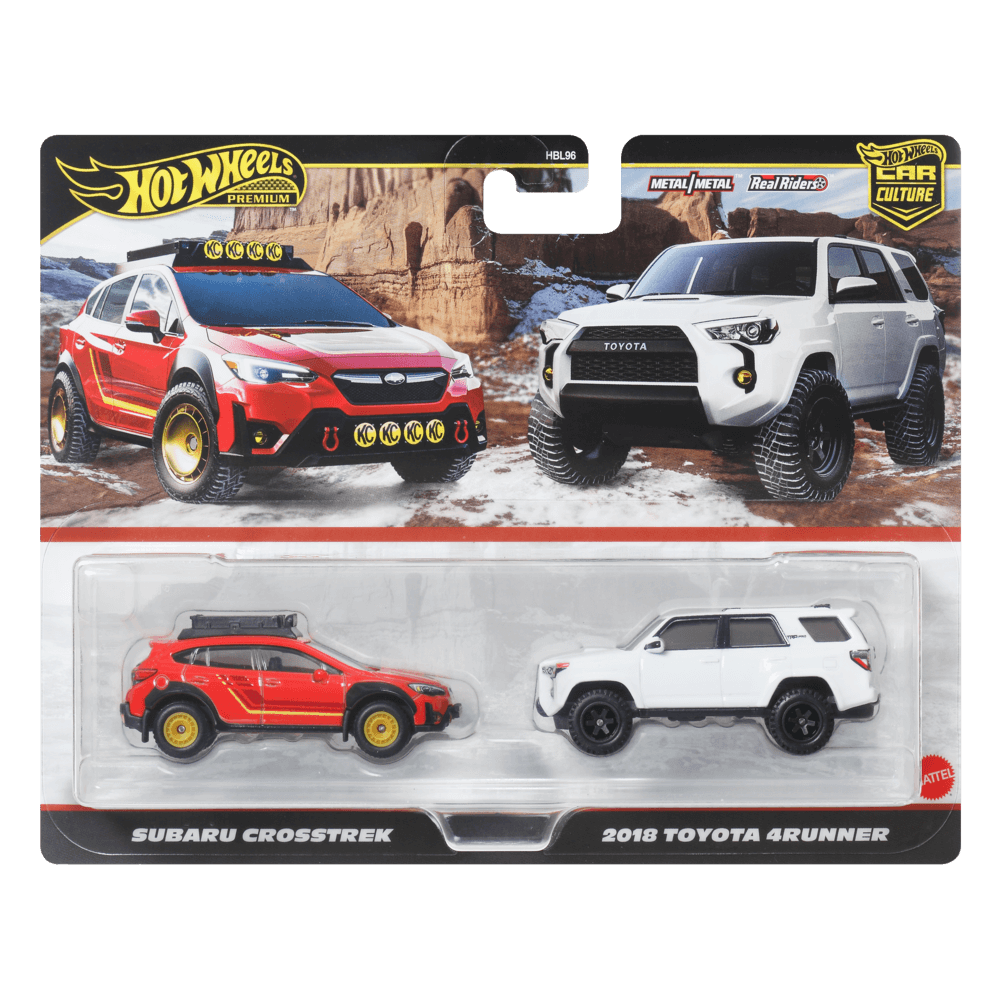 HOT WHEELS PREMIUM dviejų automodeliukų rinkinys – Car Culture (HBL96)