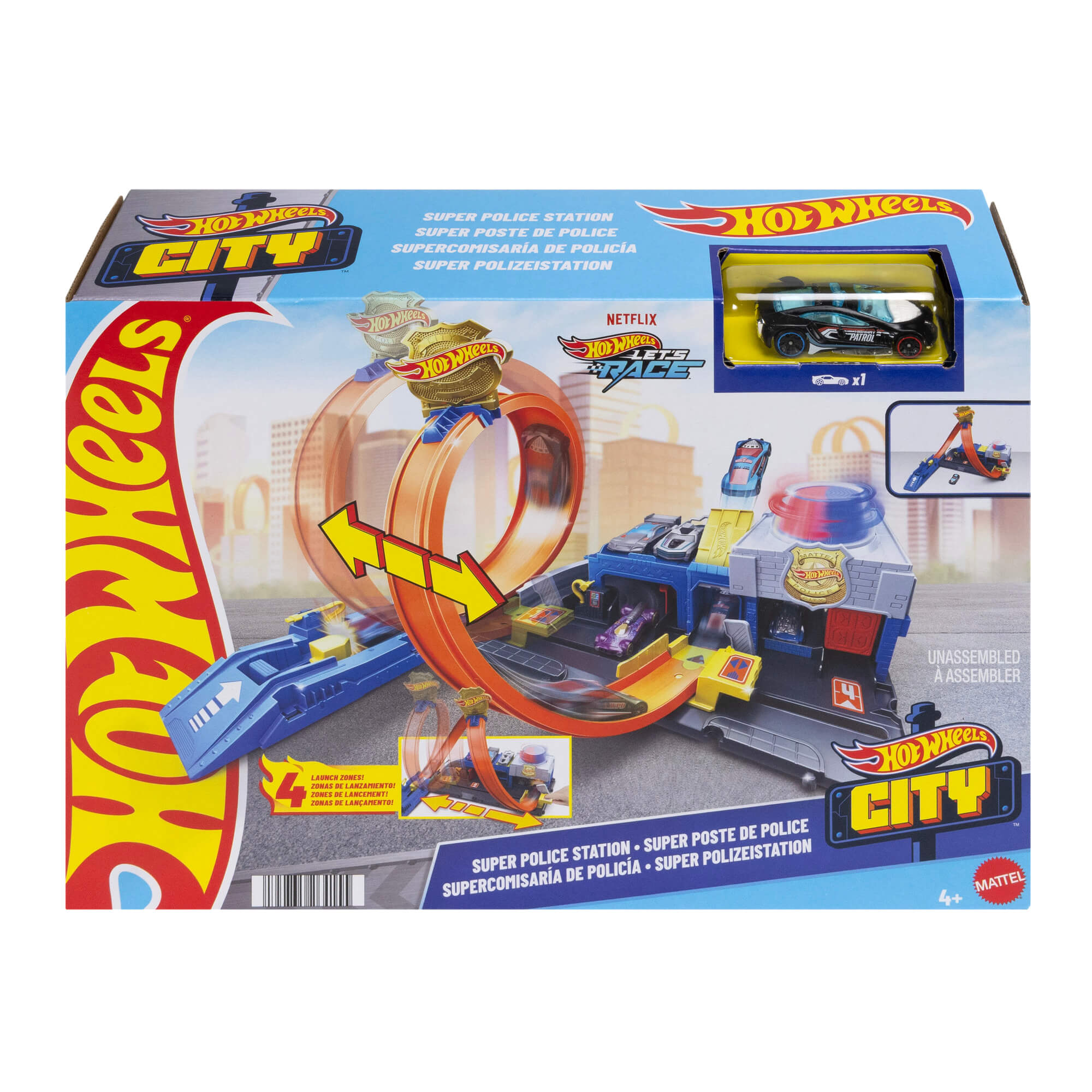 HOT WHEELS CITY rinkinys – Super policijos stotis (JBM71)