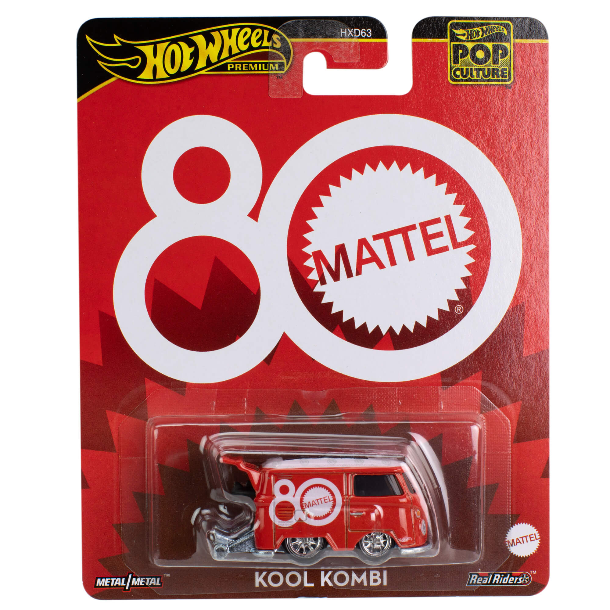 HOT WHEELS PREMIUM POP CULTURE automodeliukas – Volkswagen Kool Kombi Mattel 80 (JBL68)