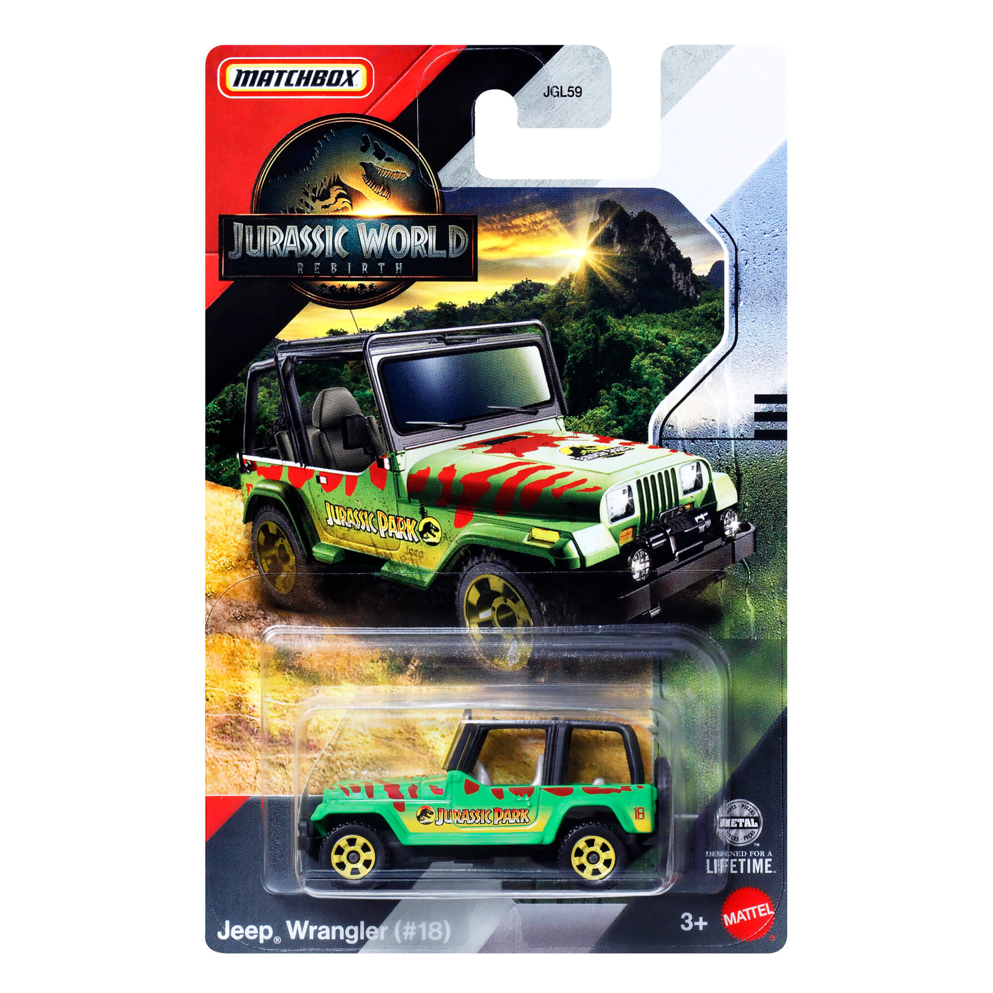 MATCHBOX JURASSIC WORLD automodeliukas (JGL59)