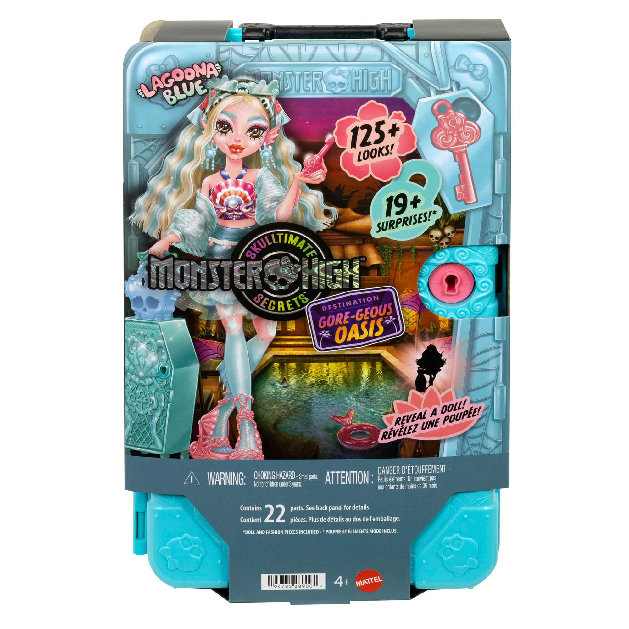 MONSTER HIGH SHULLTIMATE SECRETS Lagūnos rinkinys (JDR51)