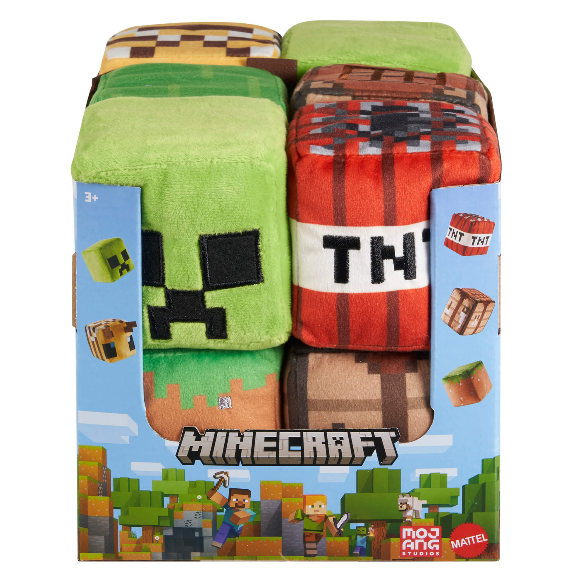 MINECRAFT pliušinis žaislas – kubas (JGR74)