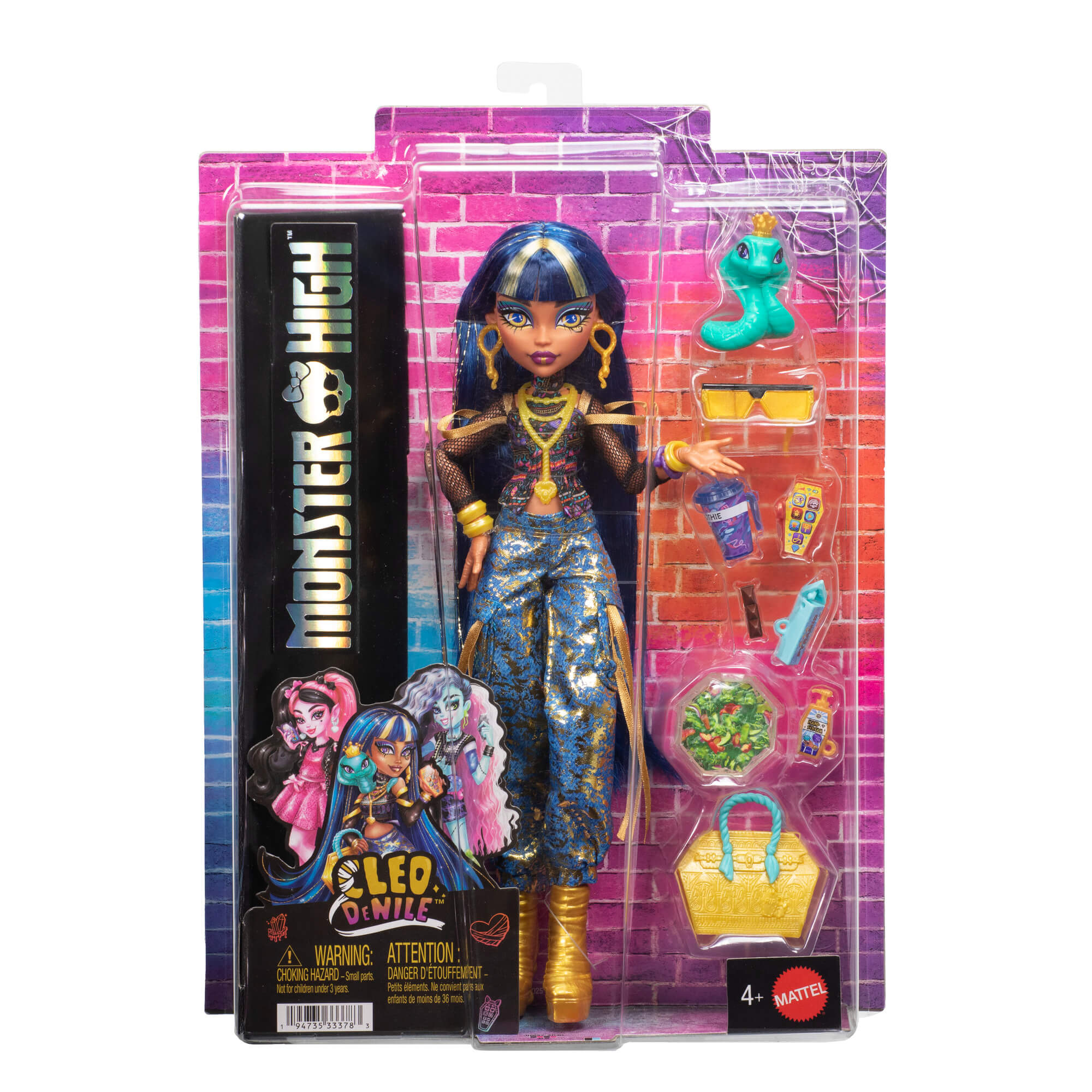 MONSTER HIGH lėlė Kleo (atnaujinta) (JHK32)