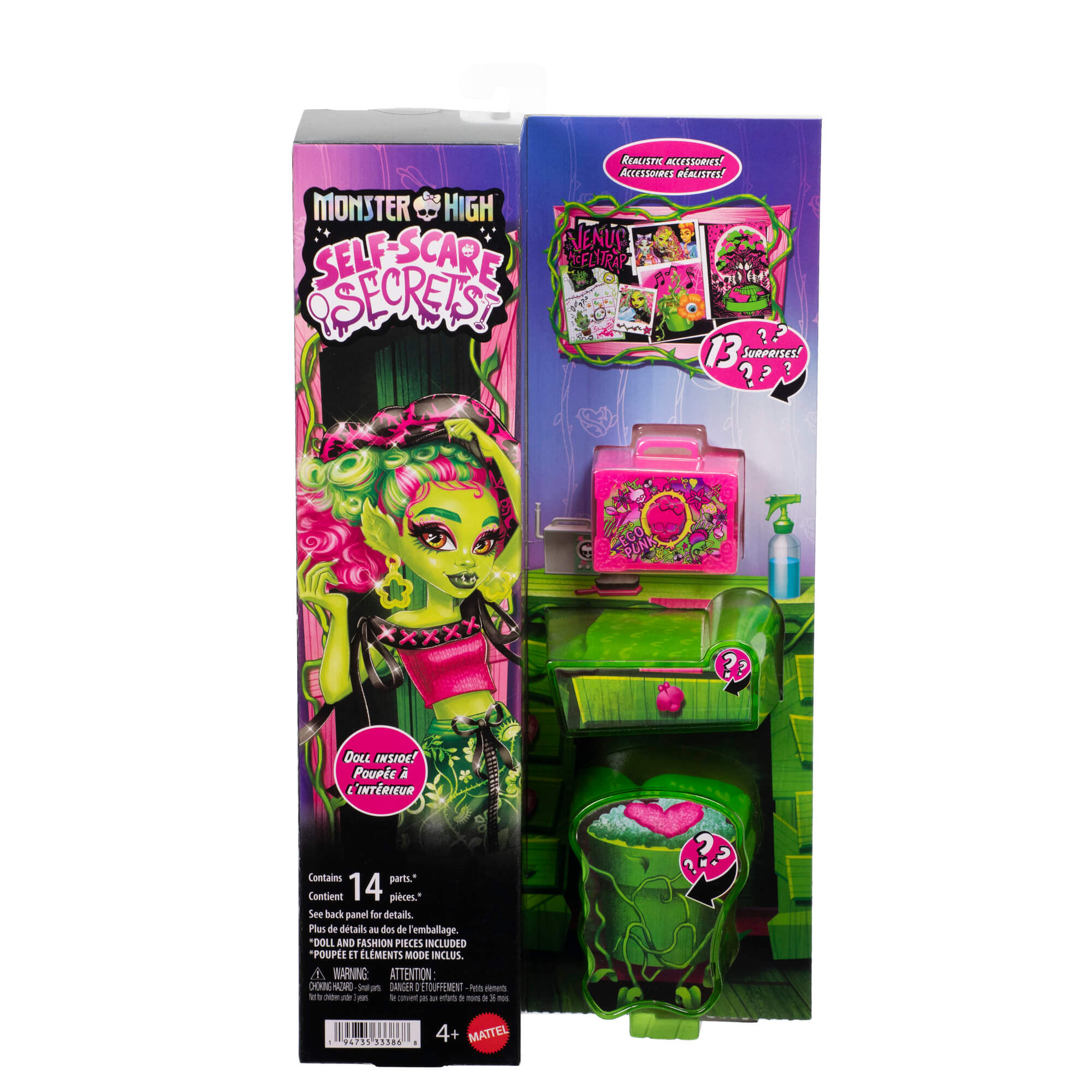 MONSTER HIGH SELF-SCARE SECRETS Venus rinkinys