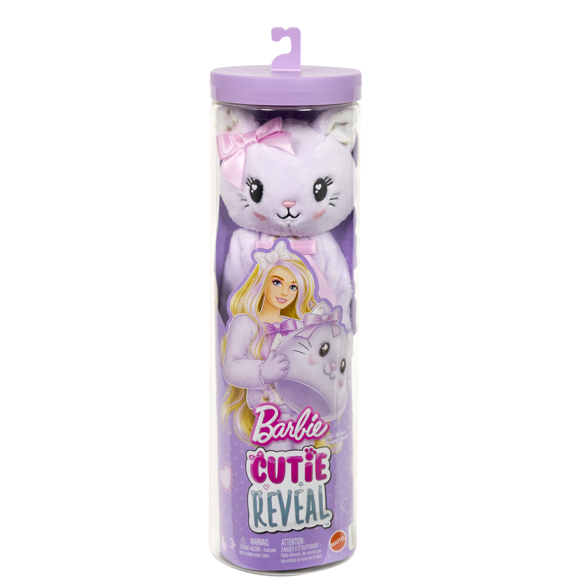 BARBIE CUTIE REVEAL CARE BEARS SWEET BOWS siurprizų rinkinys – katytė (JJP64)