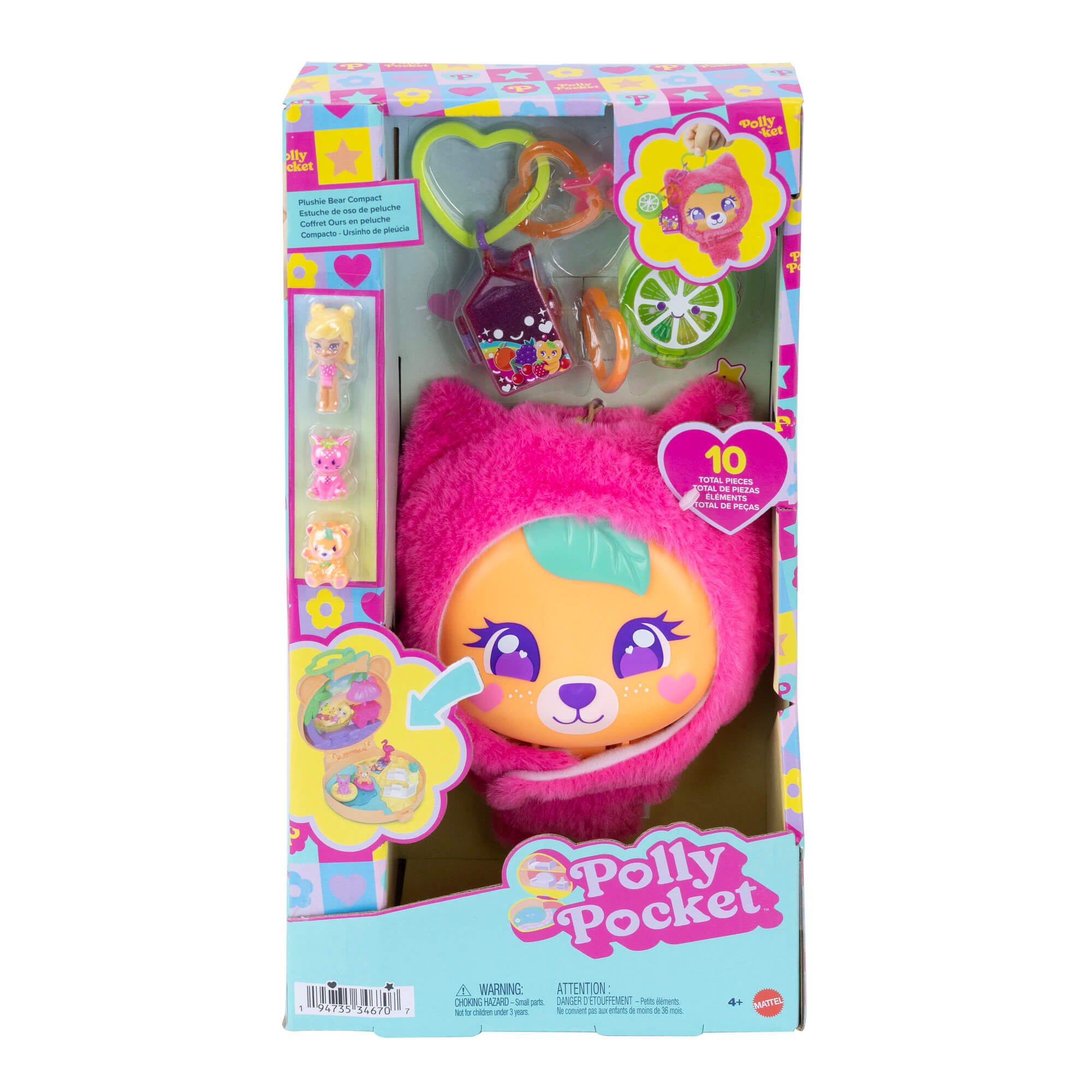 POLLY POCKET PLUSH BUDDIES pramogų rinkinys