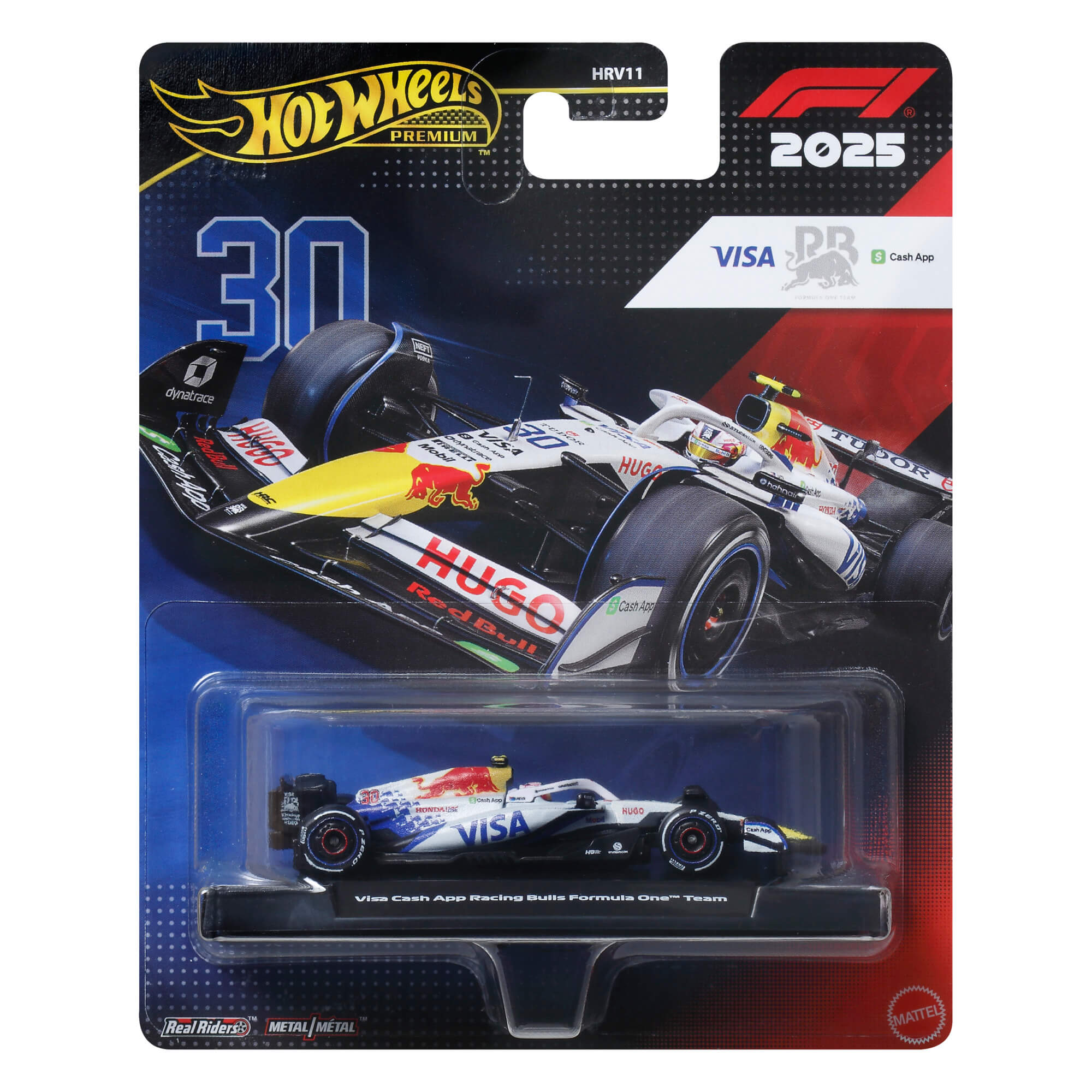 HOT WHEELS PREMIUM F1 VCARB Liam Lawson bolidas 30 (JKD79)