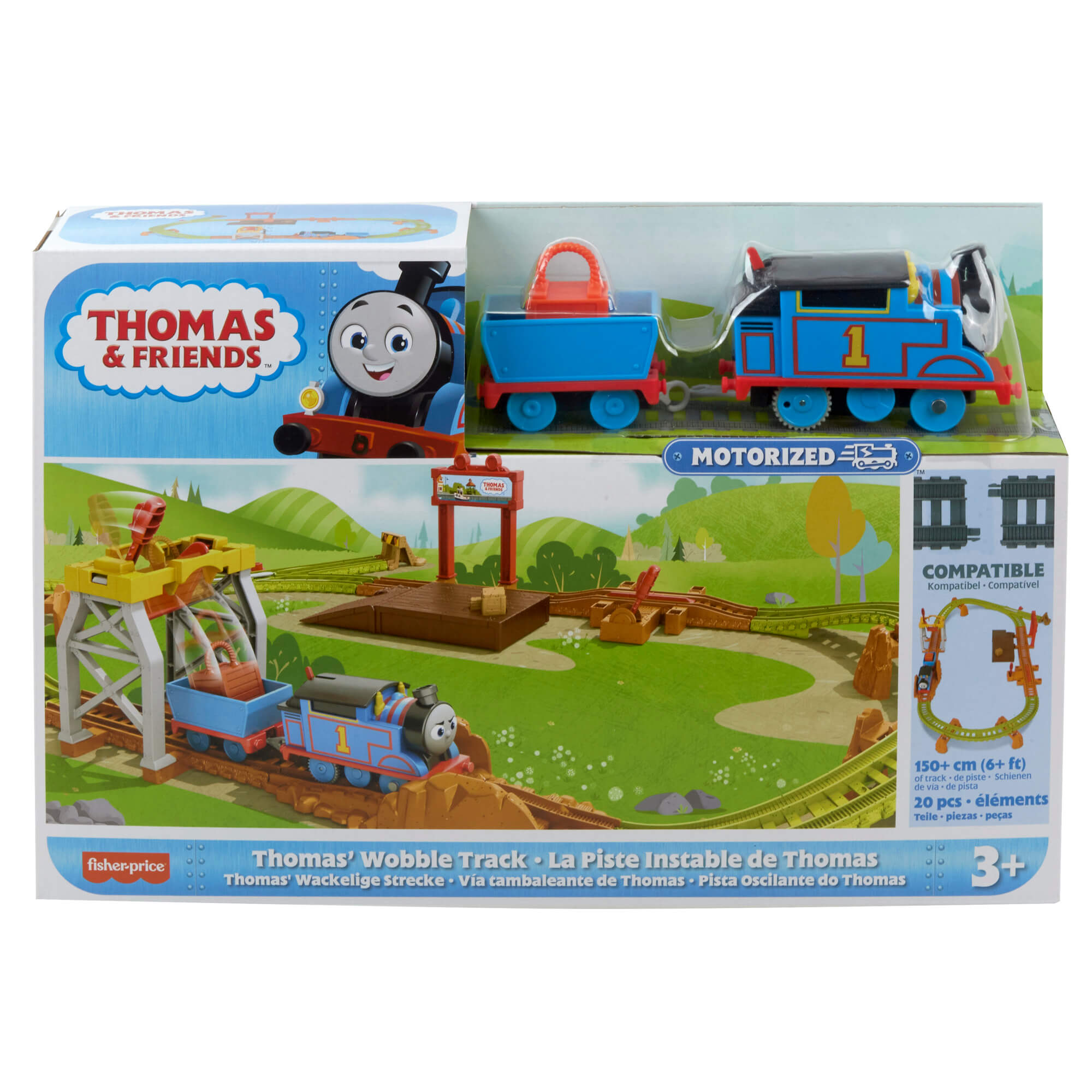 THOMAS AND FRIENDS motorizuota bėgių trasa (HGY78)