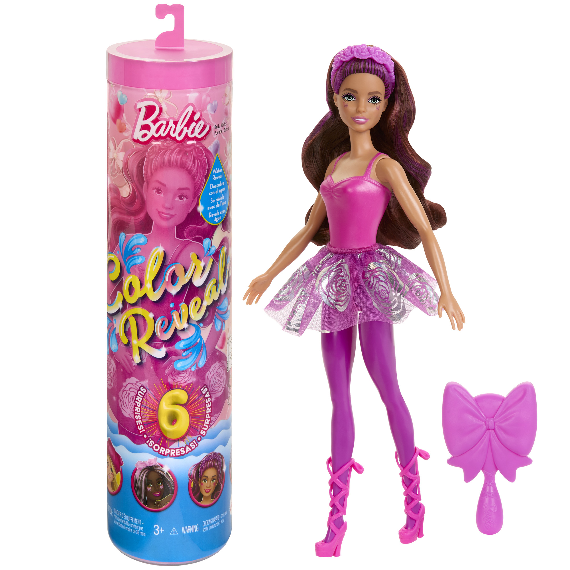 BARBIE COLOR REVEAL siurprizų rinkinys, baleto serija (HRK17)