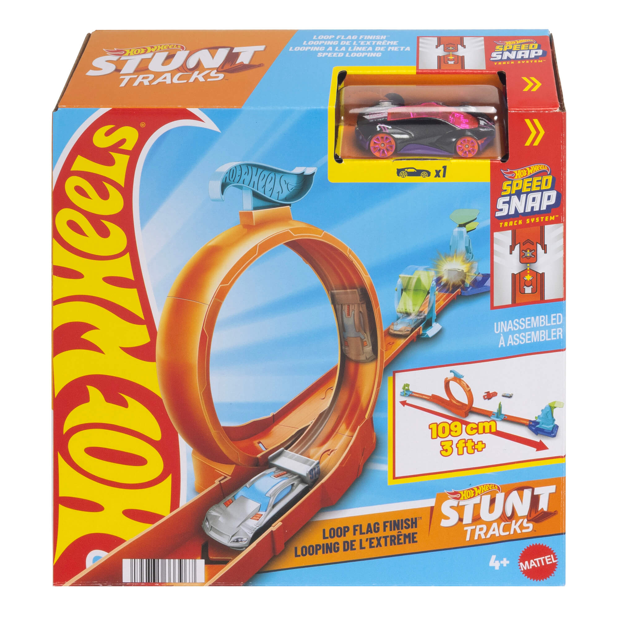 HOT WHEELS STUNT TRACKS trasa su kilpa ir šuoliu (JHK76)