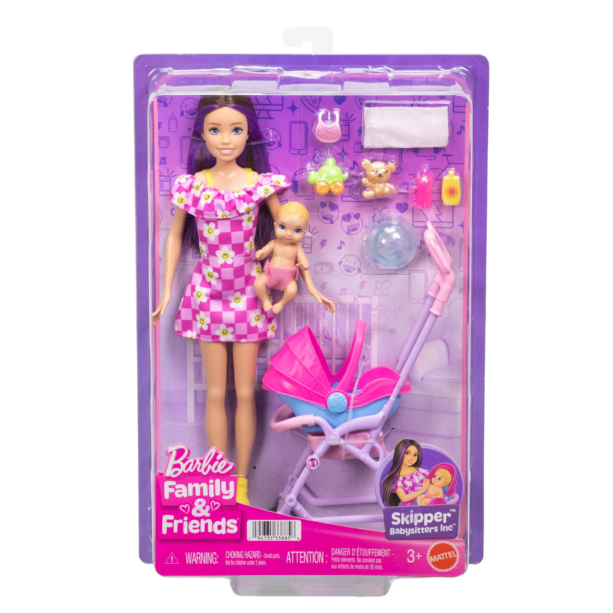 BARBIE SKIPPER auklės rinkinys (JJB42)