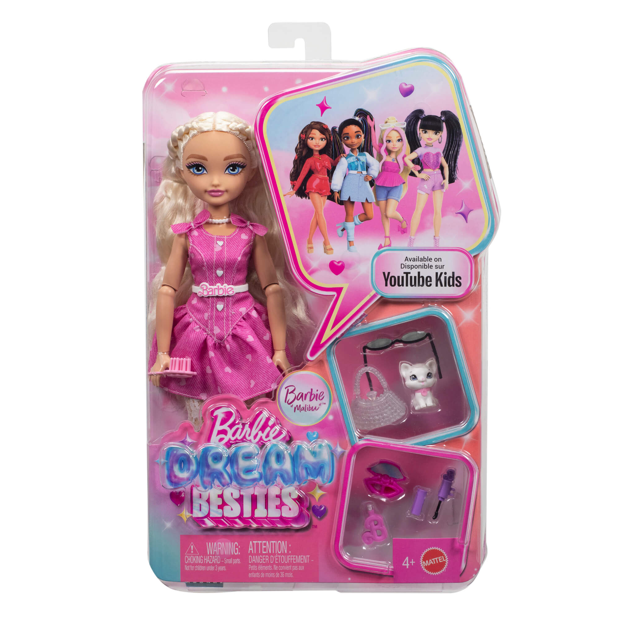 BARBIE DREAM BESTIES lėlė Malibu (JKP50)