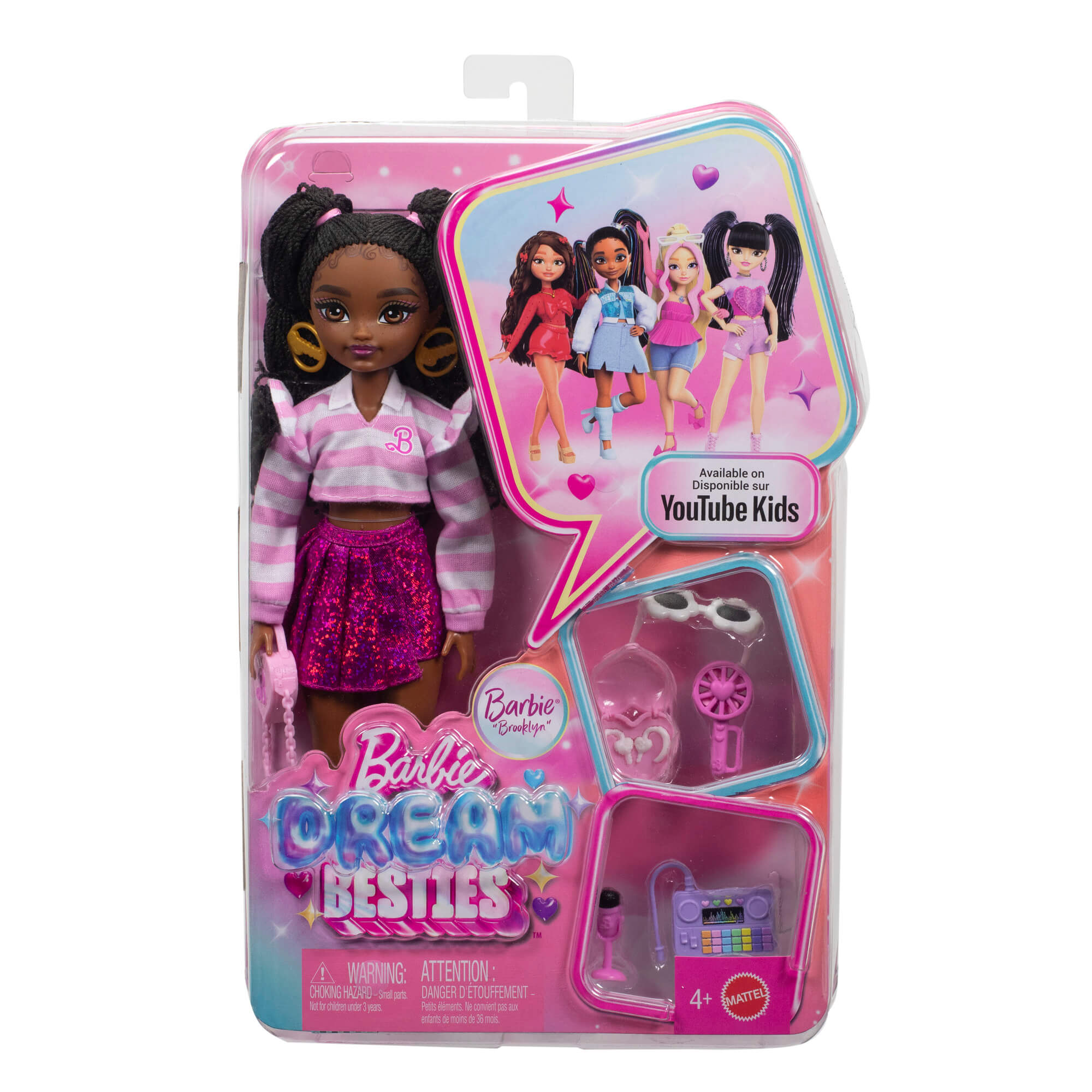 BARBIE DREAM BESTIES lėlė Brooklyn (JKP51)