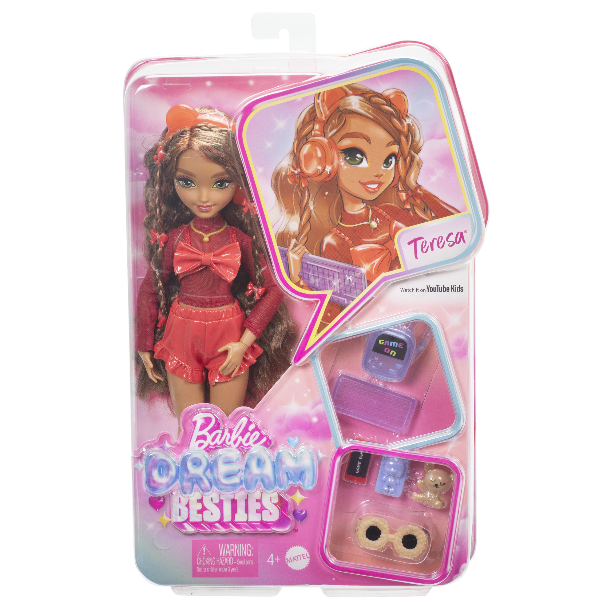 BARBIE DREAM BESTIES lėlė Teresa (HYC23)