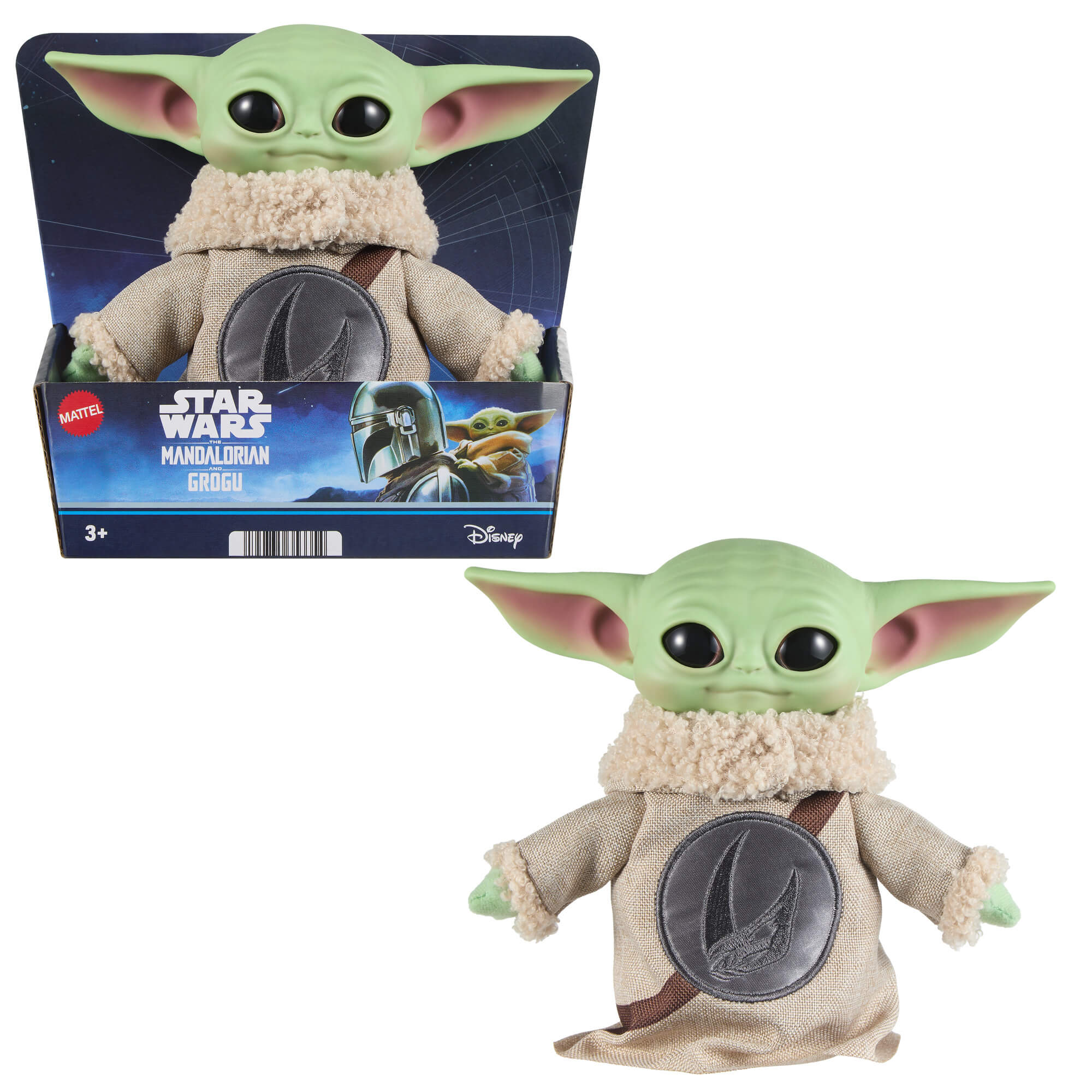 STAR WARS pliušinis žaislas Grogu (vidutinis) (JKN41)