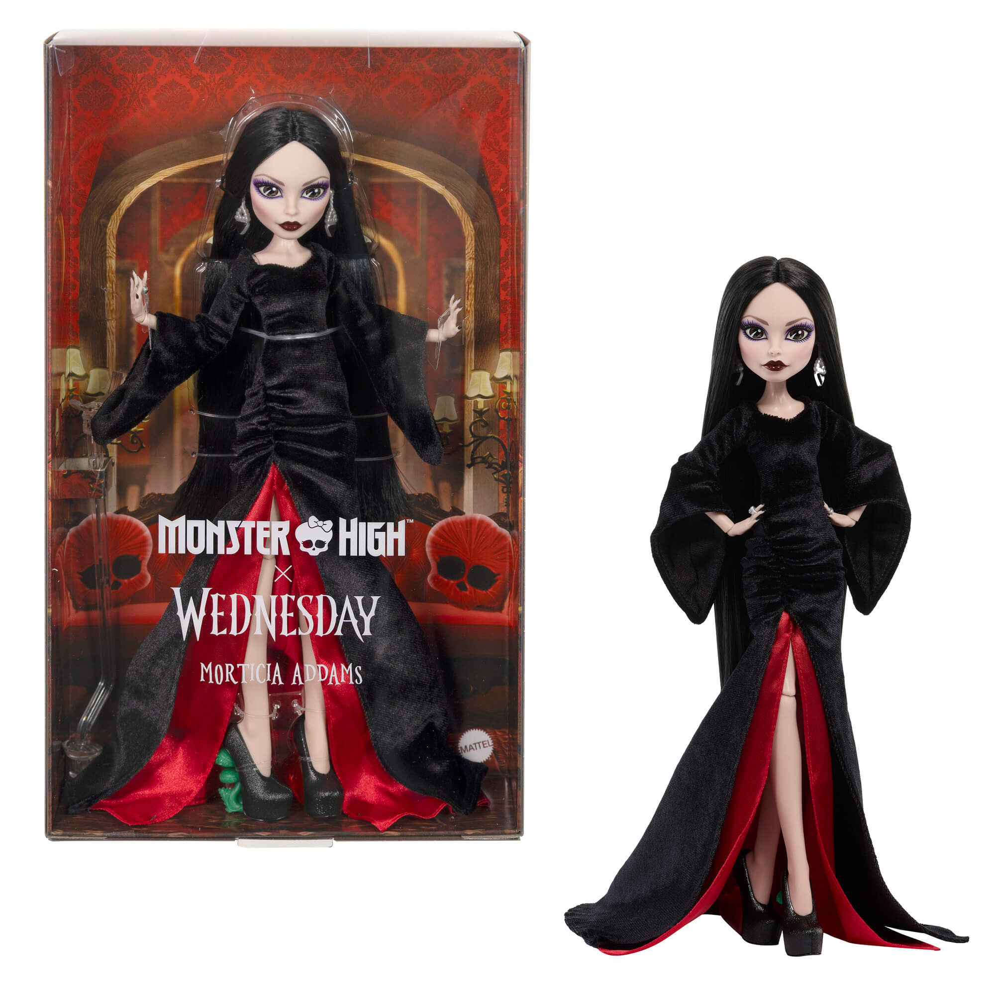 MONSTER HIGH X WEDNESDAY lėlė Mirtišė (JLK99)