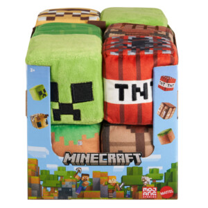 MINECRAFT pliušinis žaislas – kubas (JGR74)