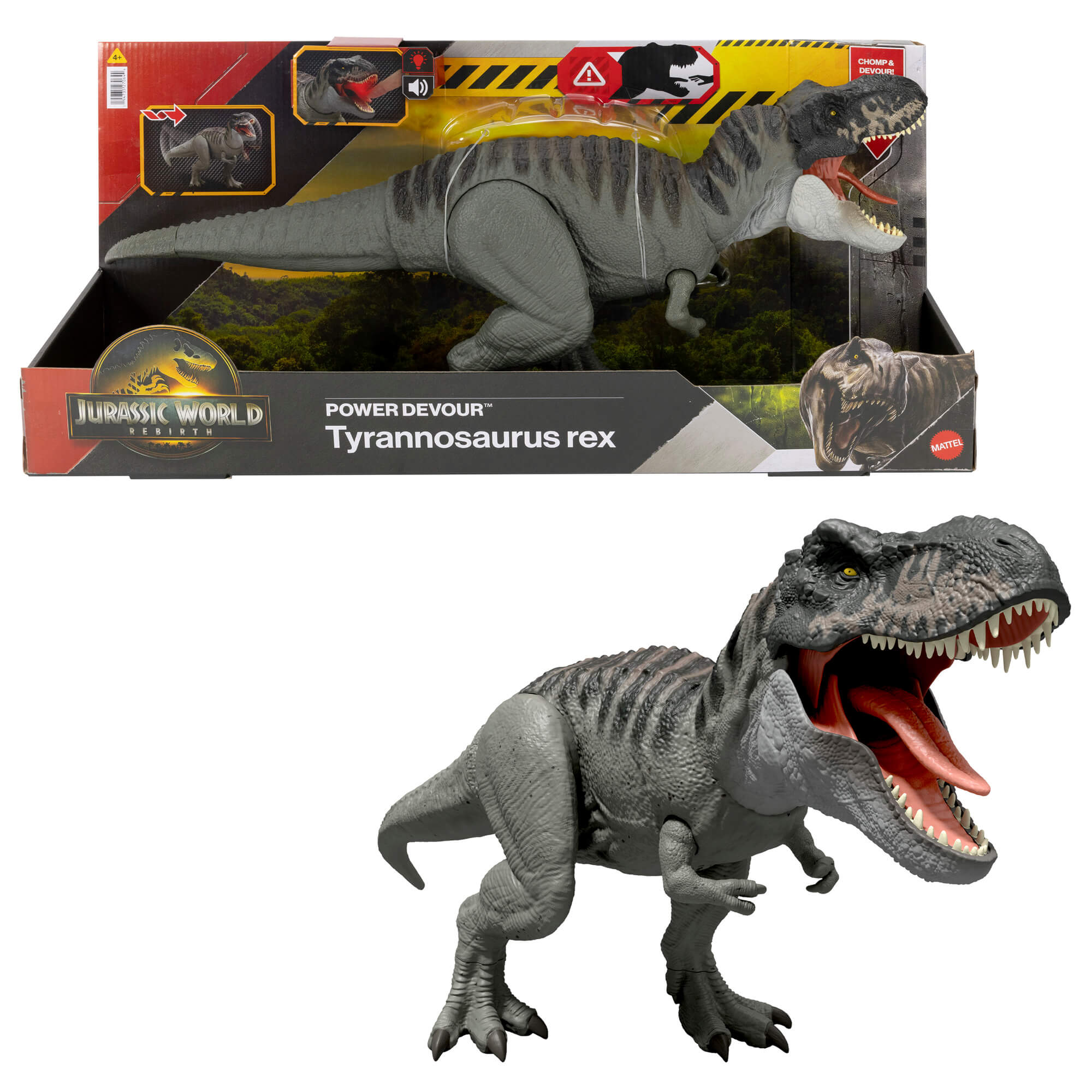 JURASSIC WORLD interaktyvus dinozauras – T. rex (JCH02)