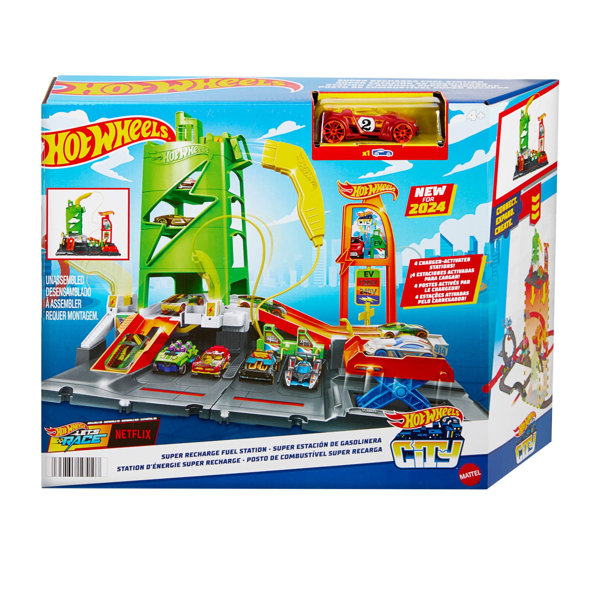 HOT WHEELS CITY rinkinys – Įkrovimo stotelė (HTN79)